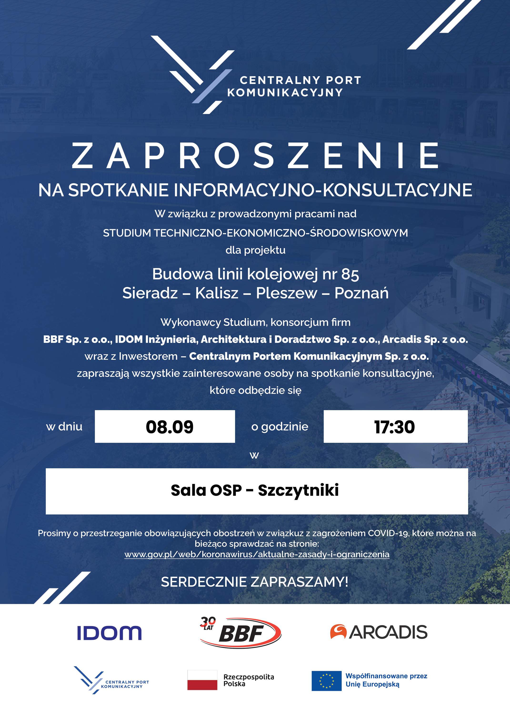 plakat A3 Sieradz Poznan Szczytniki