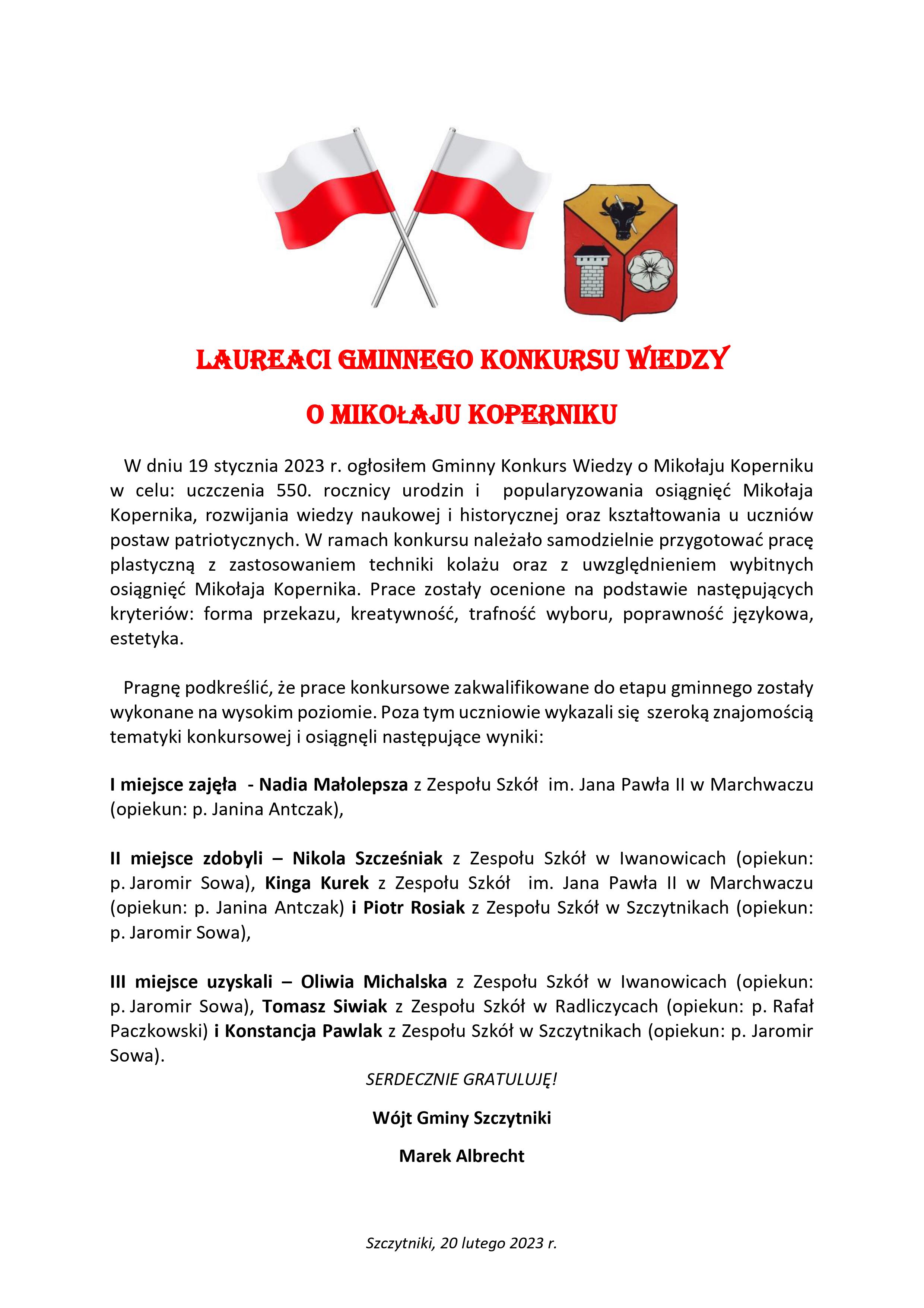 Laureaci Gm. Konk. W. o M. Koperniku1
