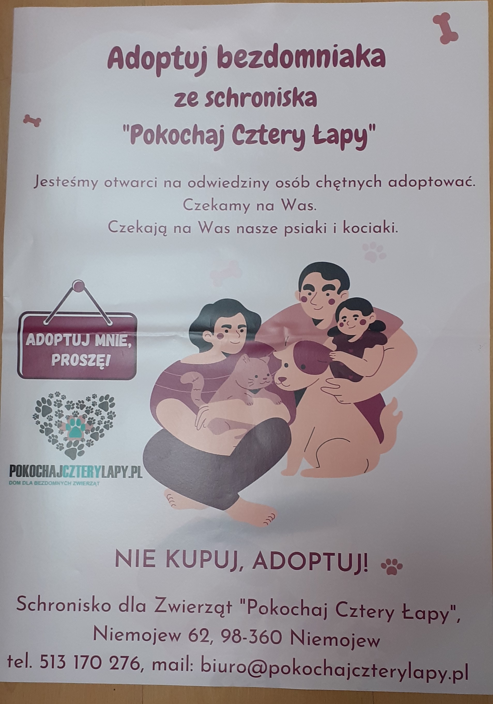 plakat na srtonę 