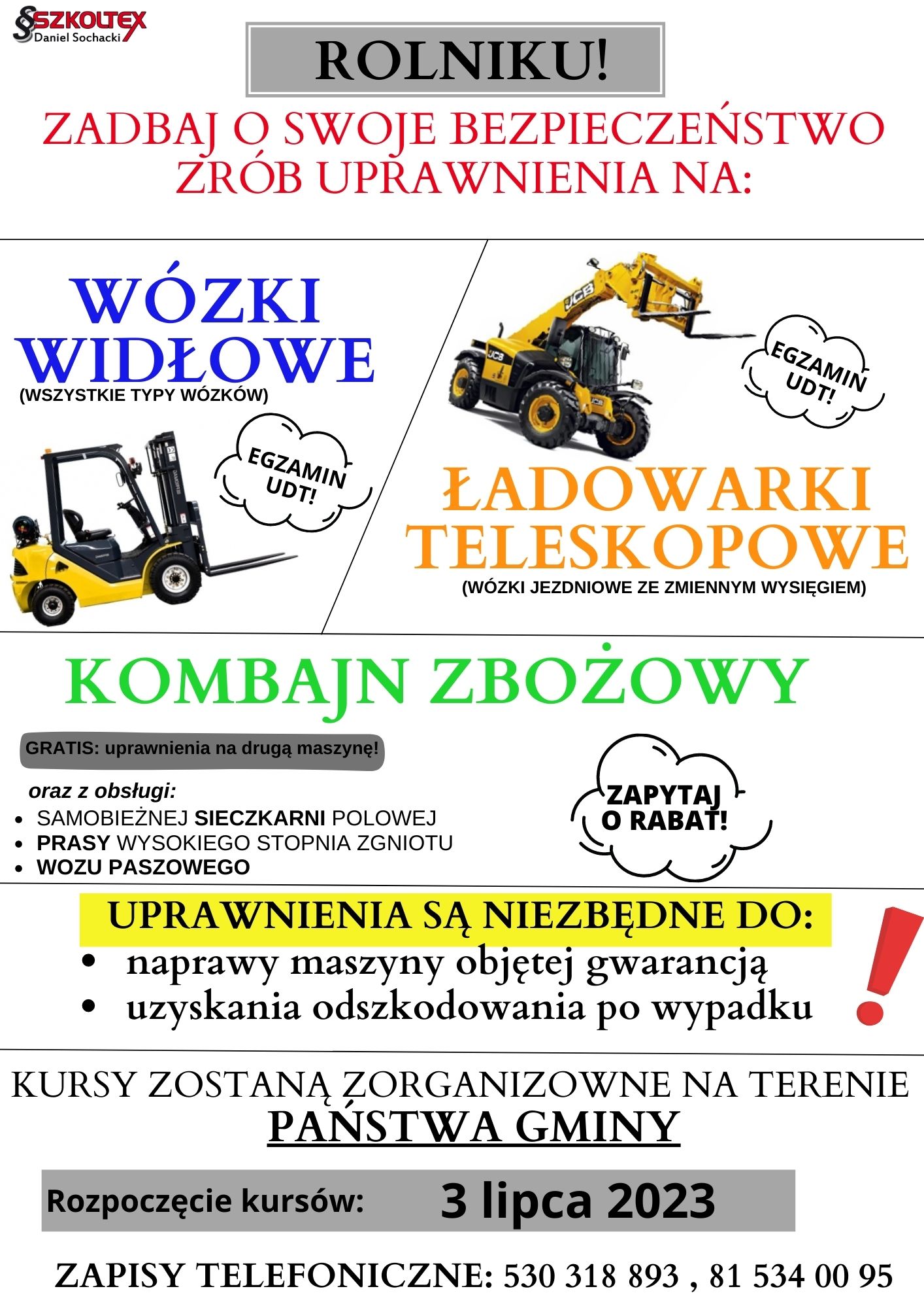 KURSY ZAWODOWE 3.07.2023