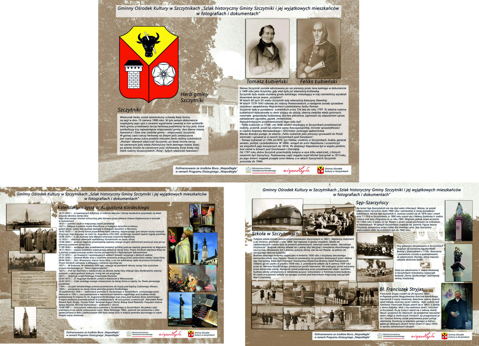 Tablice Szczytniki komplet