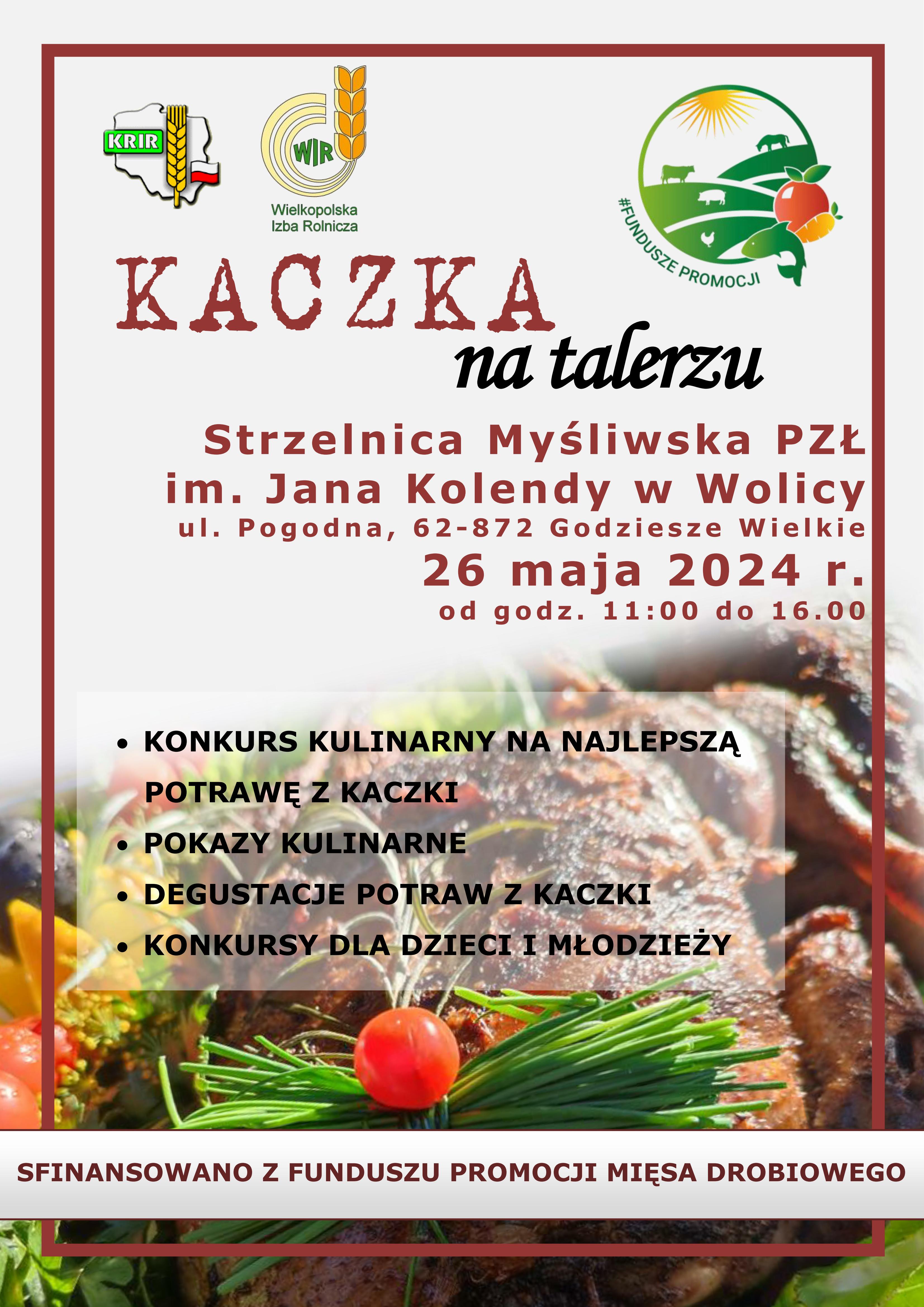 Plakat Kaczka na talerzu 2024 
