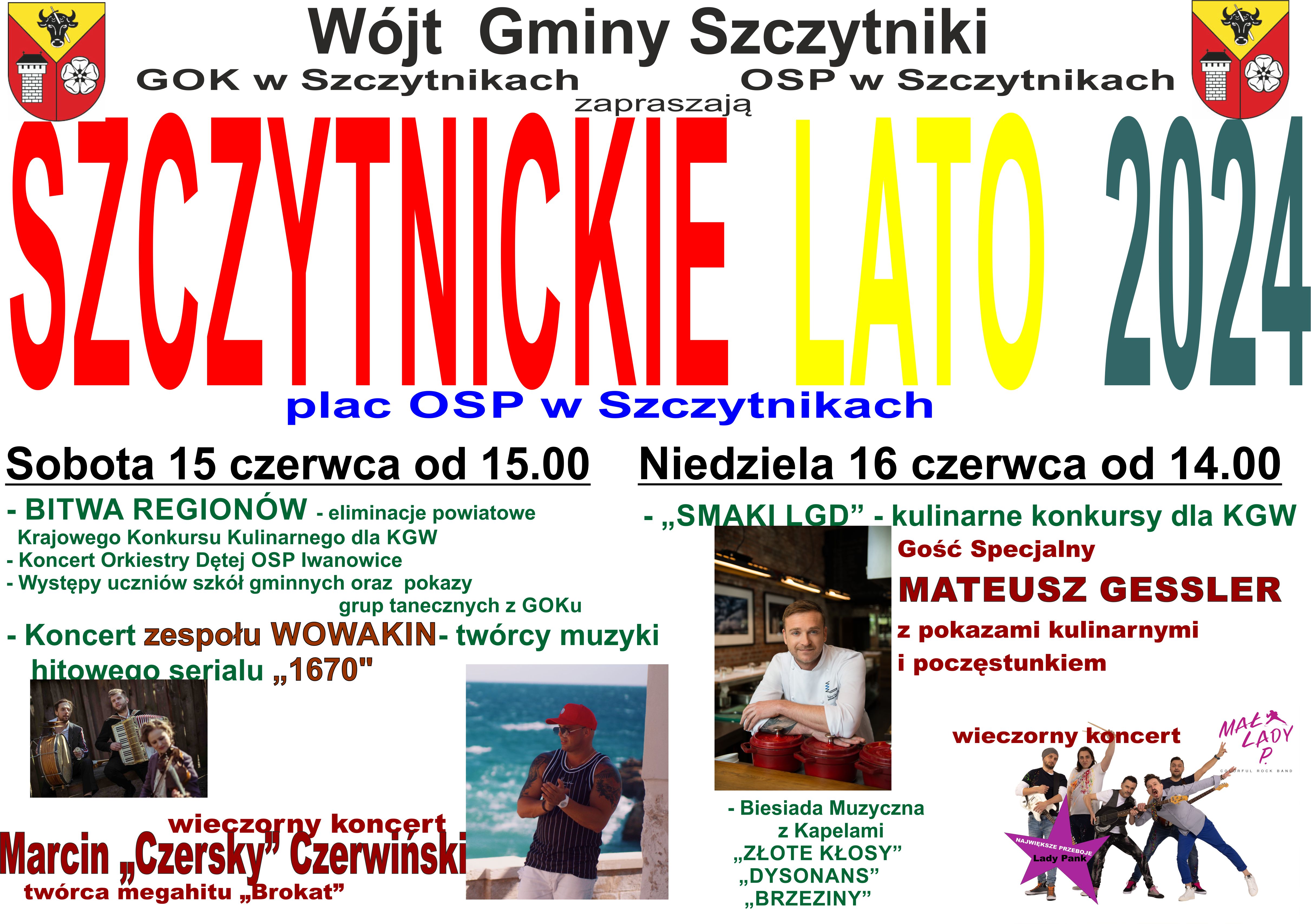 Plakat Szczytnickie Lato 2024