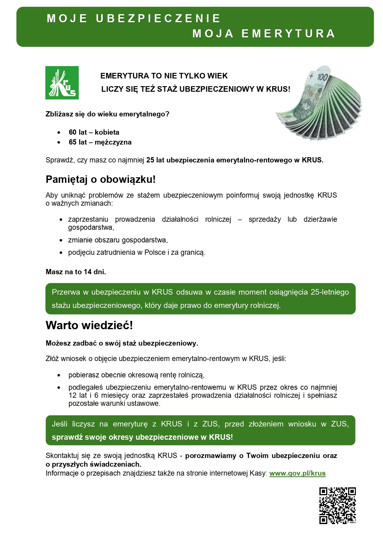 ULOTKA staż i emerytura page 0001